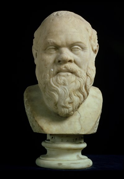 Portrait bust of Socrates by Unbekannt Unbekannt